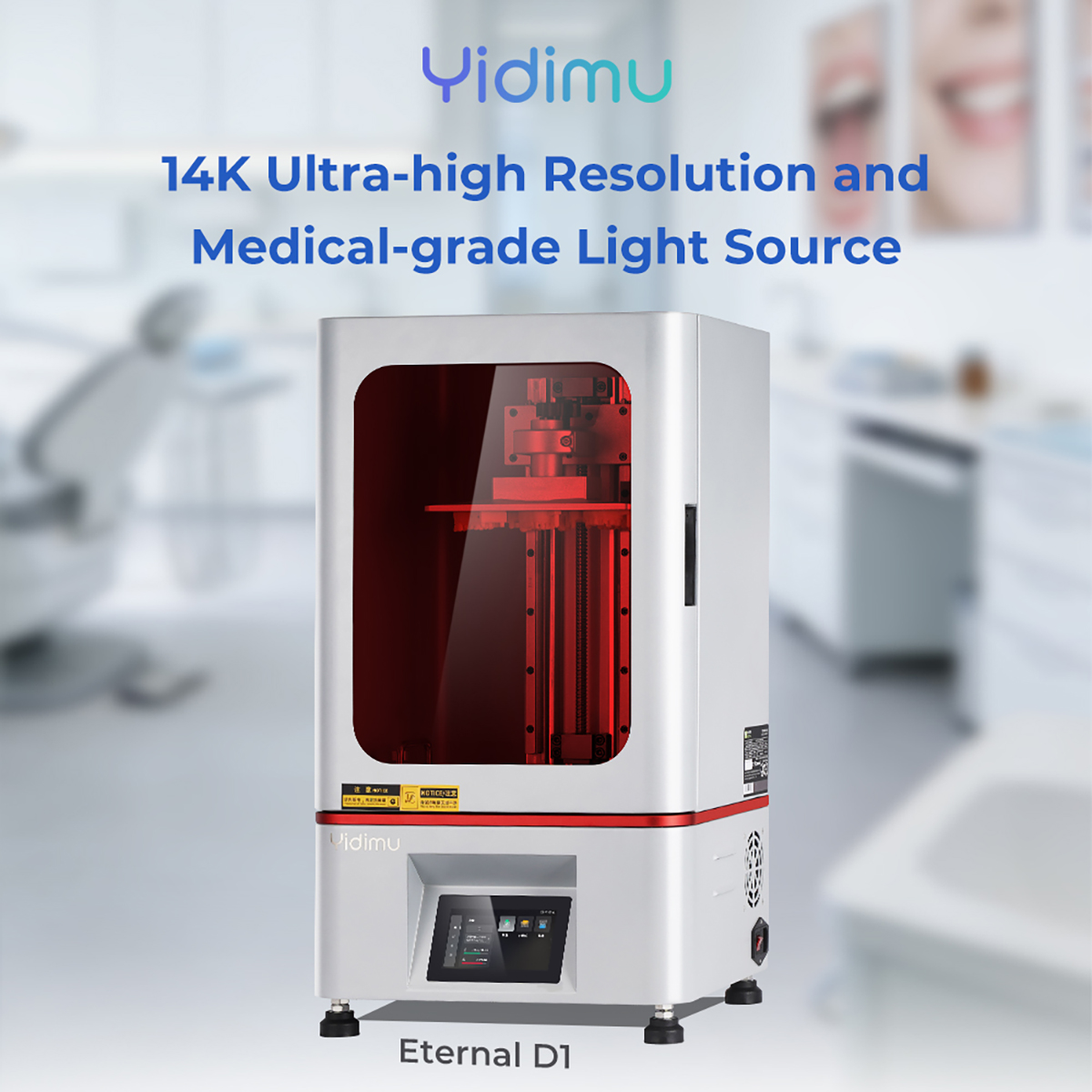 Comprobación de la plataforma de impresión de una impresora 3D de resina Yidimu