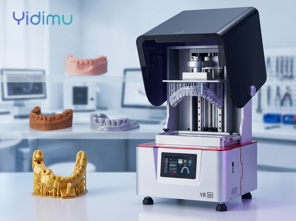 Comprobación del movimiento vertical de una impresora 3D profesional