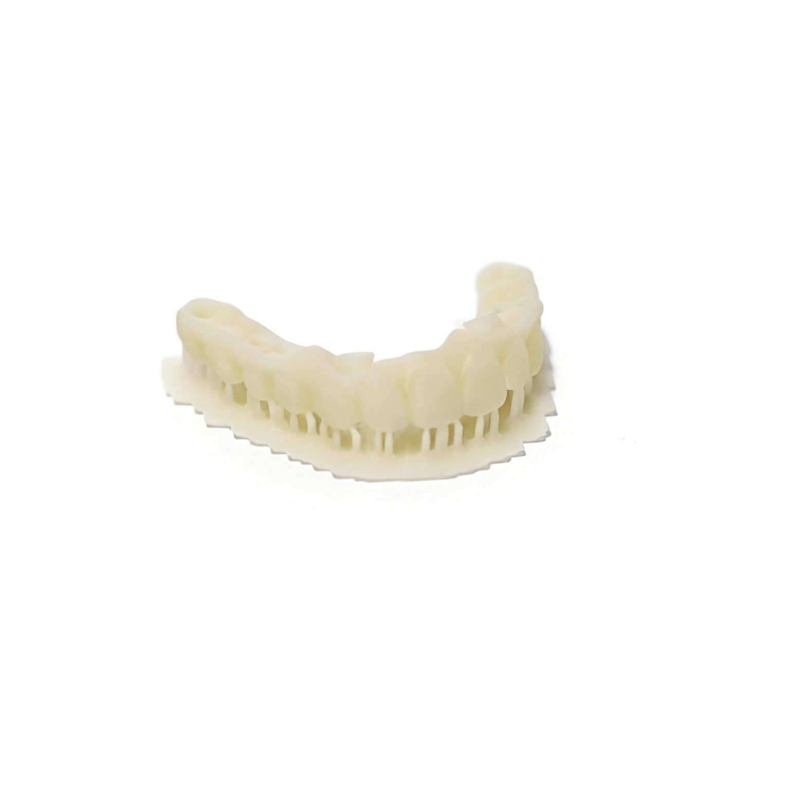 Modelo dental con alojamientos para componentes de implante