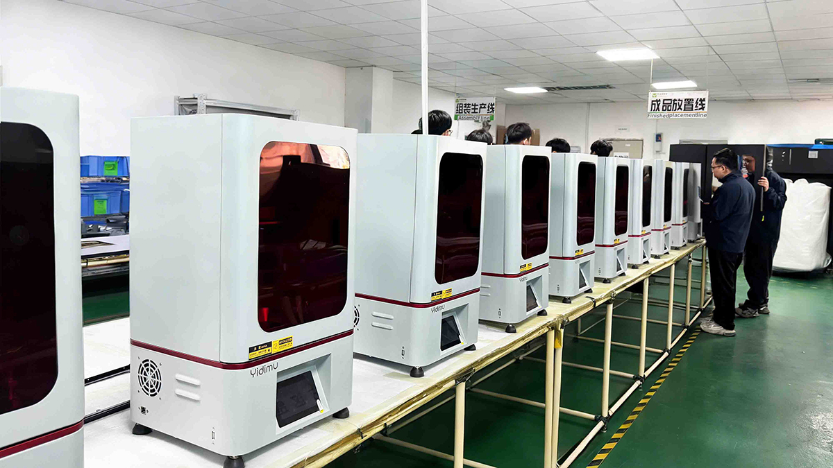 Equipos de impresión 3D de resina, piezas impresas y posprocesamiento UV para uso industrial