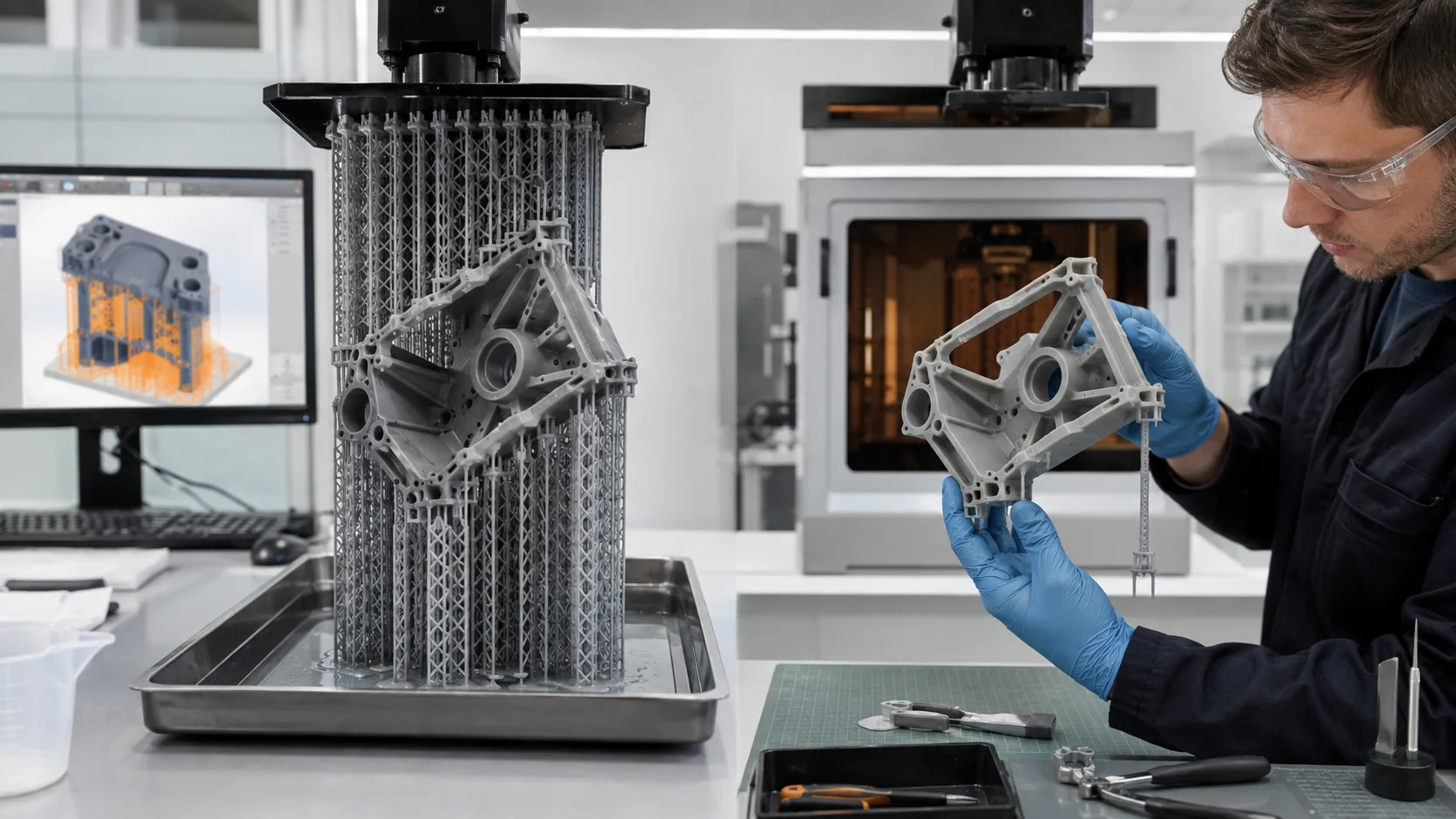 Soportes automáticos vs manuales en impresión 3D